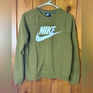Nike Olive Green Crewneck Sweater